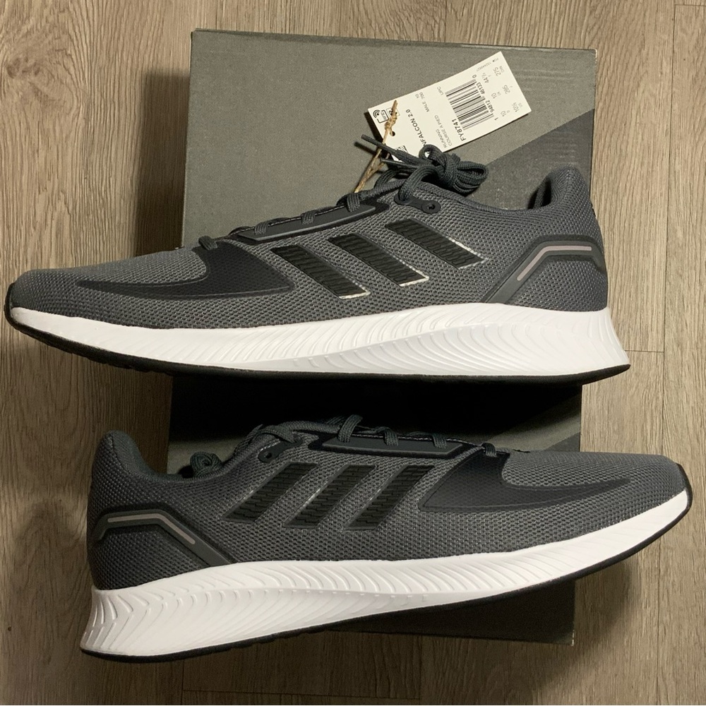 Adidas Men Run Falcon 2.0 FY8741 Gray Running Shoes Sneakers Men's Sizes 12.5 - Picture 12 of 13